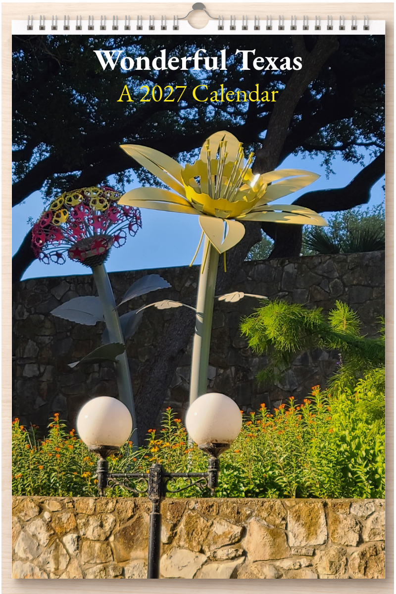 Wonderful Texas: A 2027 Calendar