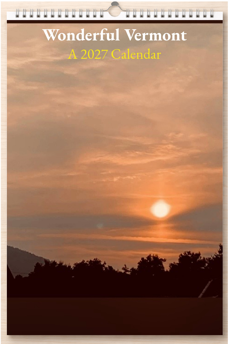 Wonderful Vermont: A 2027 Calendar