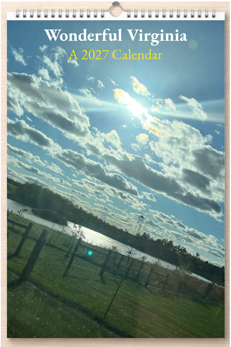 Wonderful Virginia: A 2027 Calendar
