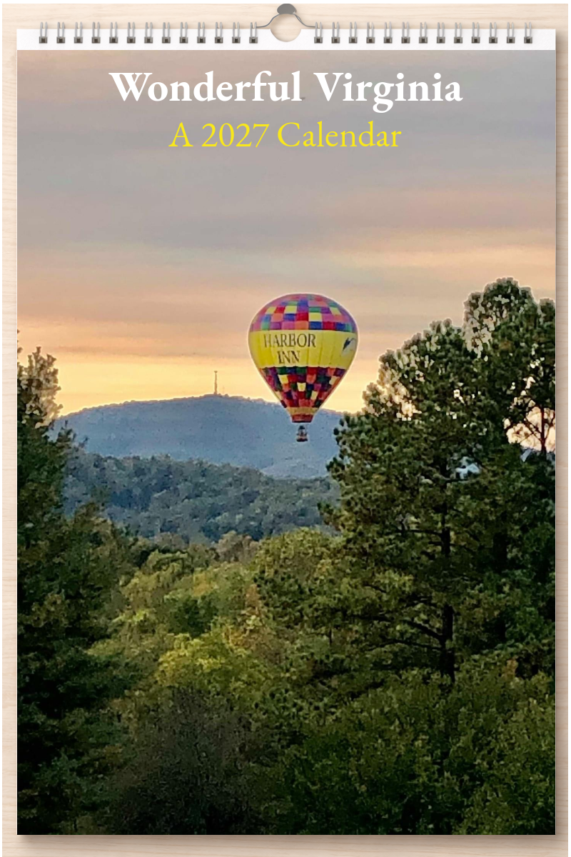 Wonderful Virginia: A 2027 Calendar