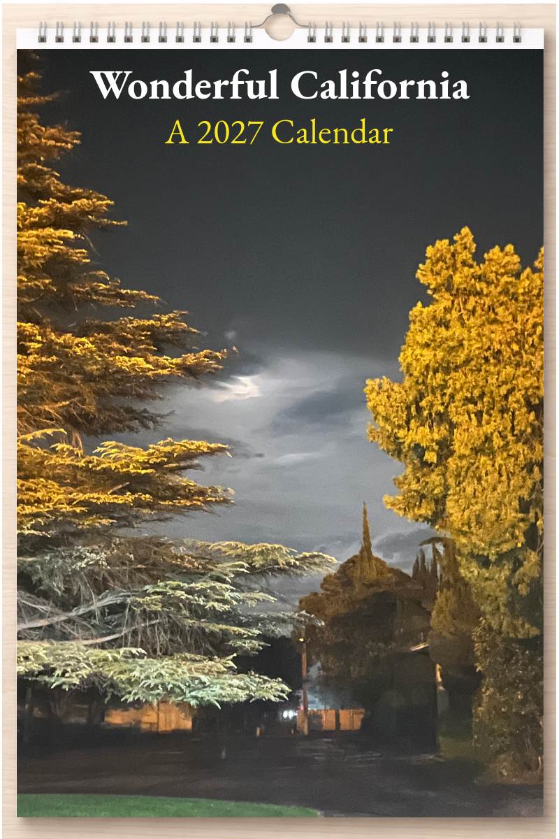 Wonderful California: A 2027 Calendar