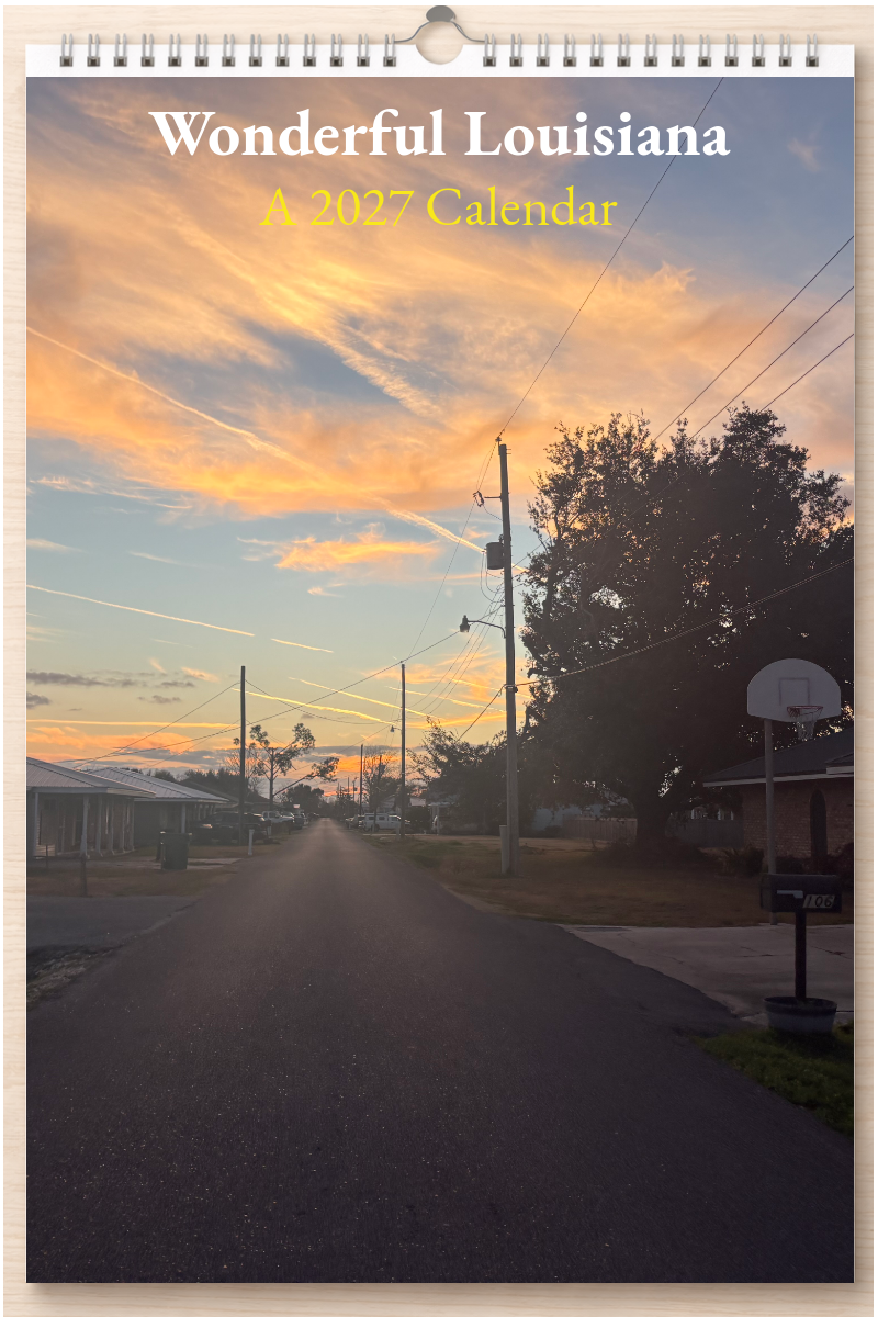 Wonderful Louisiana: A 2027 Calendar