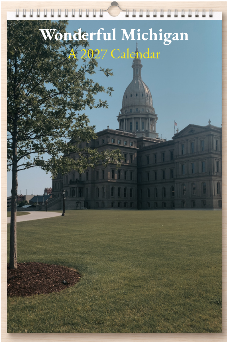 Wonderful Michigan: A 2027 Calendar
