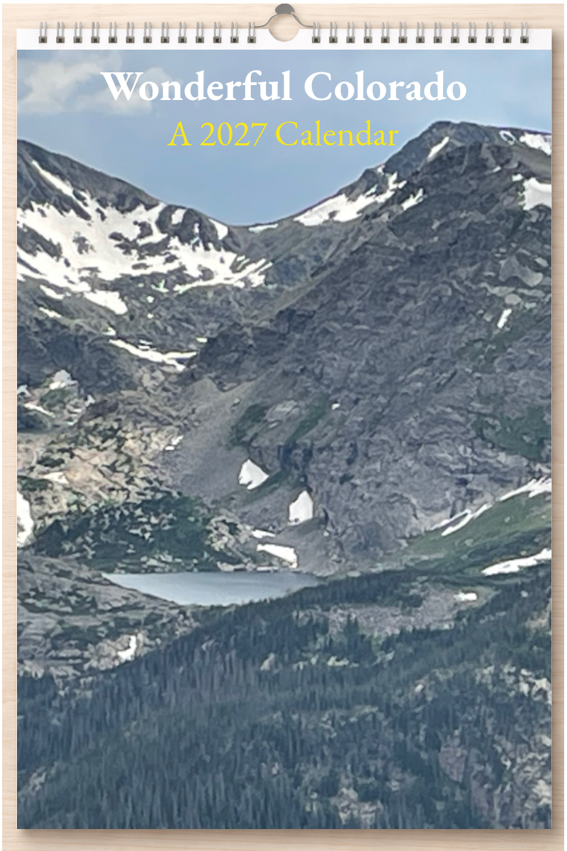 Wonderful Colorado: A 2027 Calendar