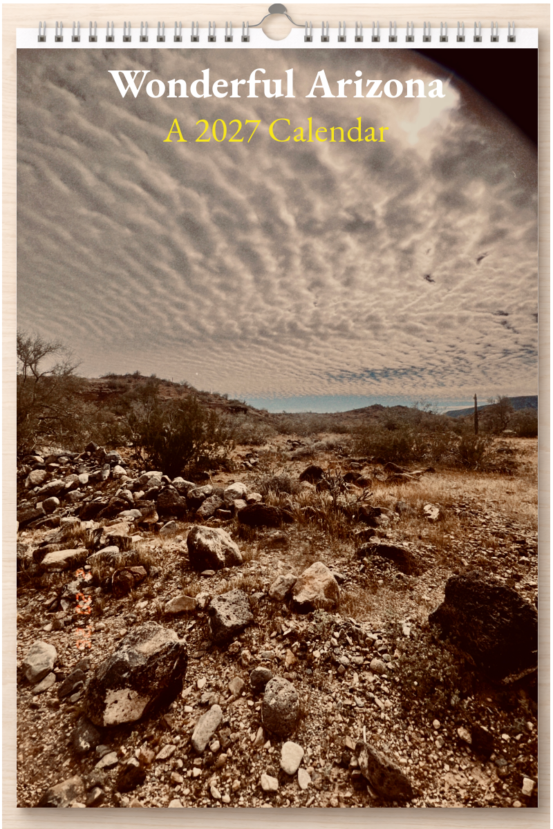Wonderful Arizona: A 2027 Calendar