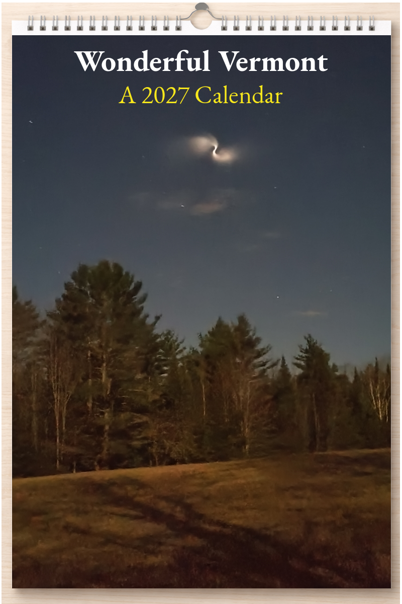 Wonderful Vermont: A 2027 Calendar