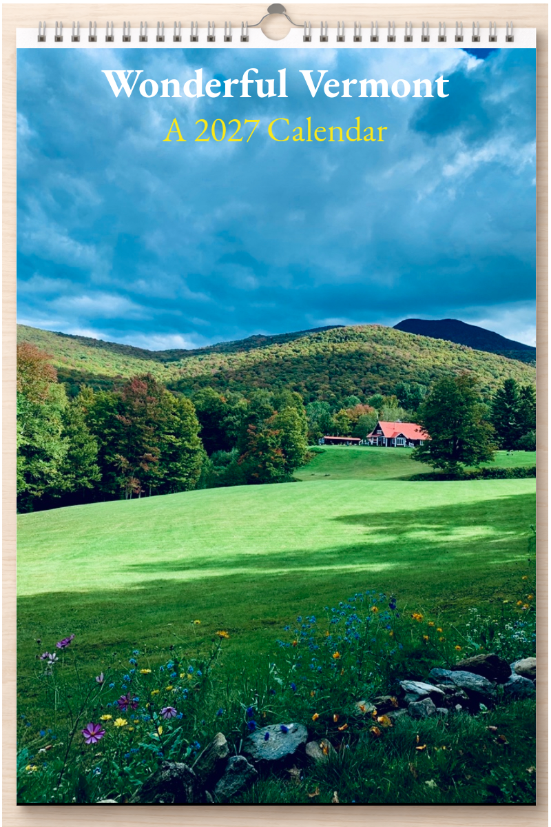 Wonderful Vermont: A 2027 Calendar