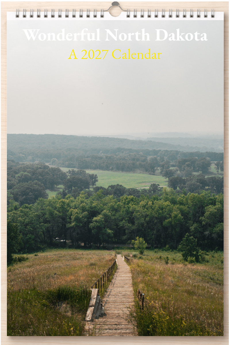 Wonderful North Dakota: A 2027 Calendar