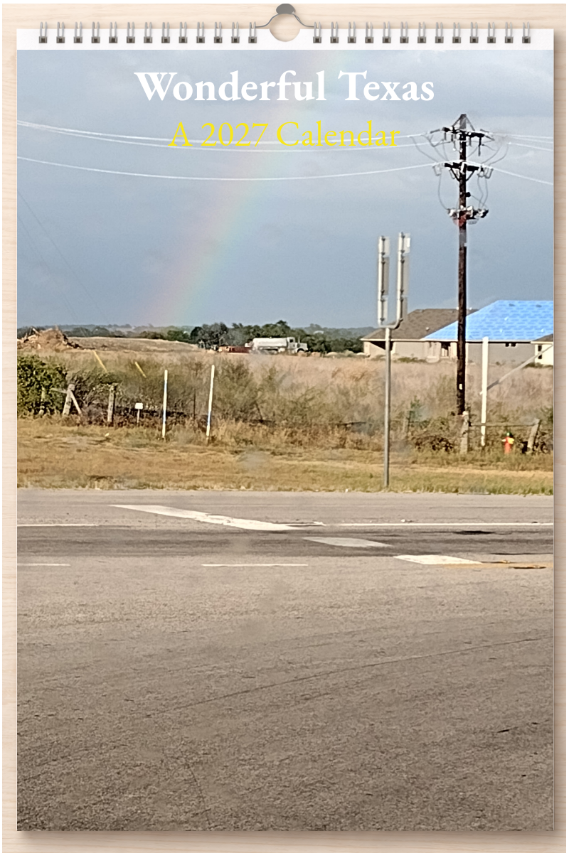 Wonderful Texas: A 2027 Calendar