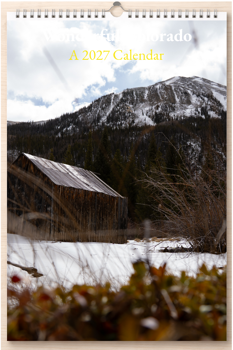Wonderful Colorado: A 2027 Calendar