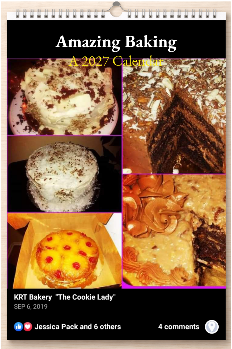 Amazing Baking: A 2027 Calendar