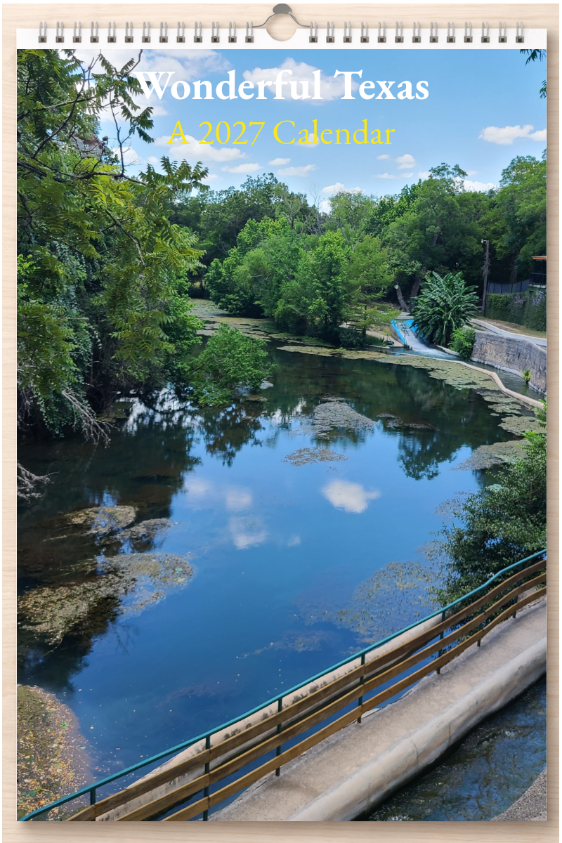 Wonderful Texas: A 2027 Calendar