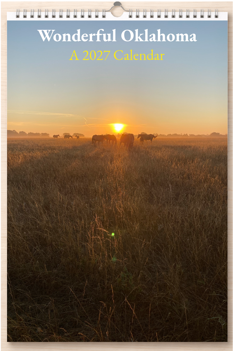 Wonderful Oklahoma: A 2027 Calendar