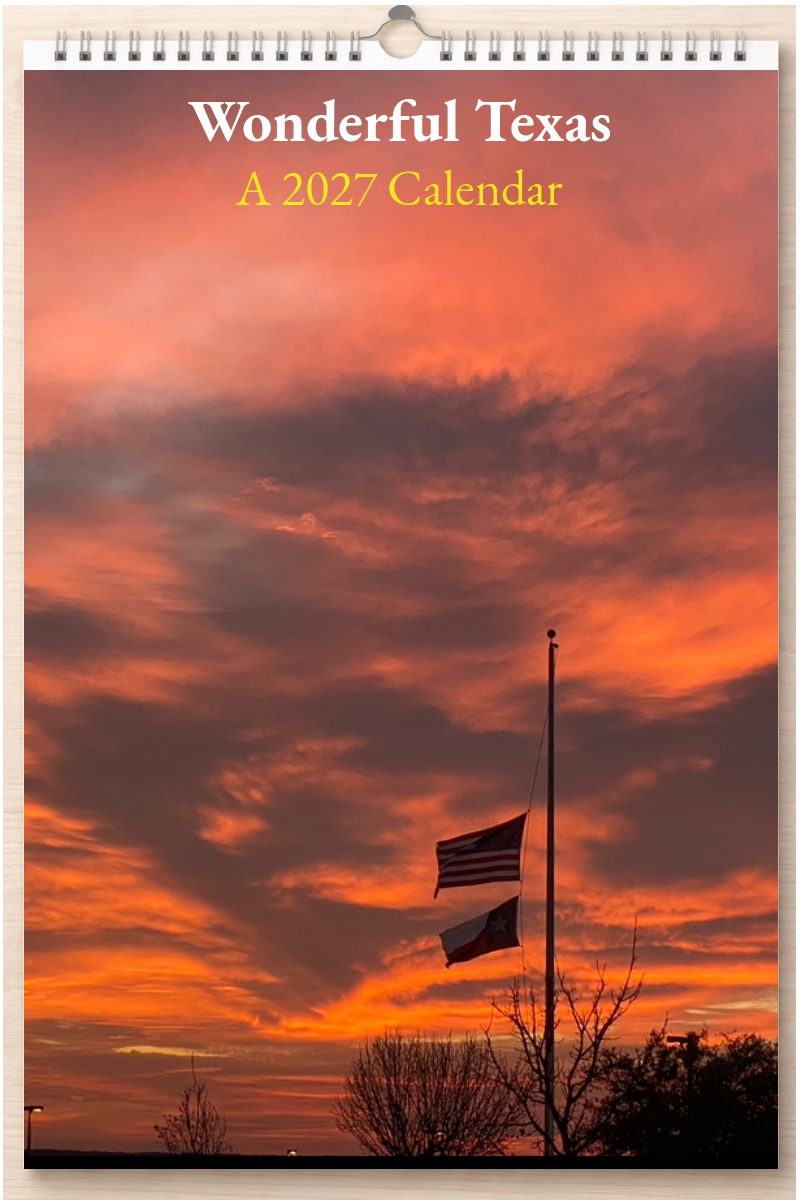 Wonderful Texas: A 2027 Calendar