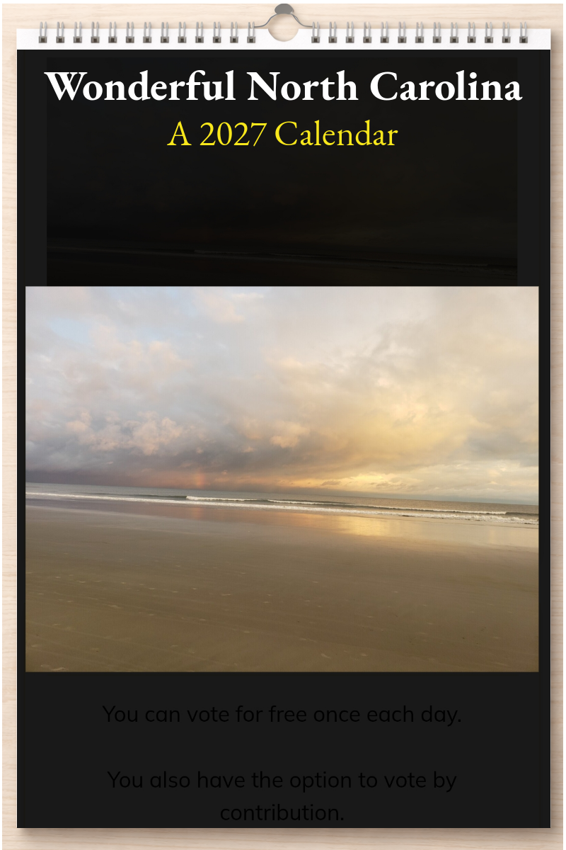 Wonderful North Carolina: A 2027 Calendar