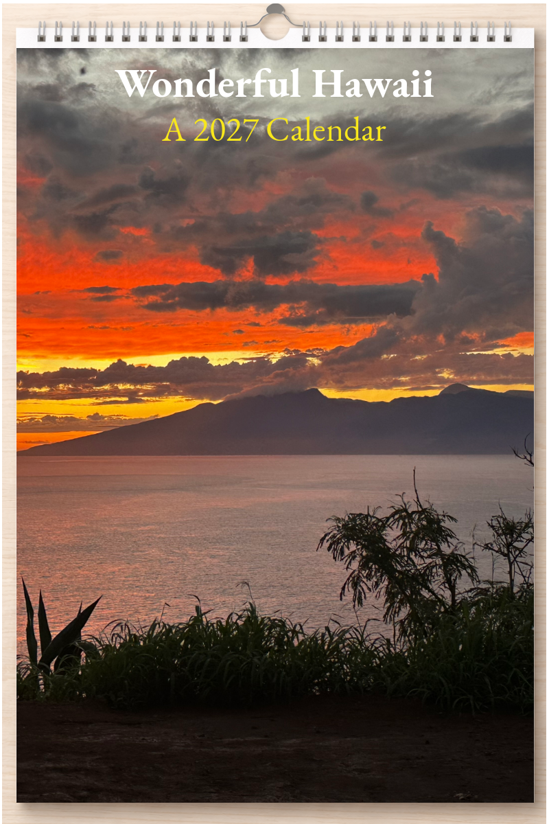 Wonderful Hawaii: A 2027 Calendar