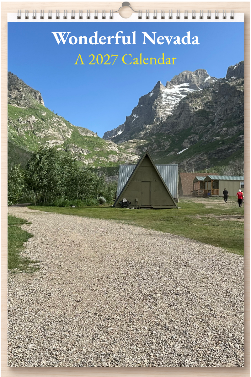 Wonderful Nevada: A 2027 Calendar