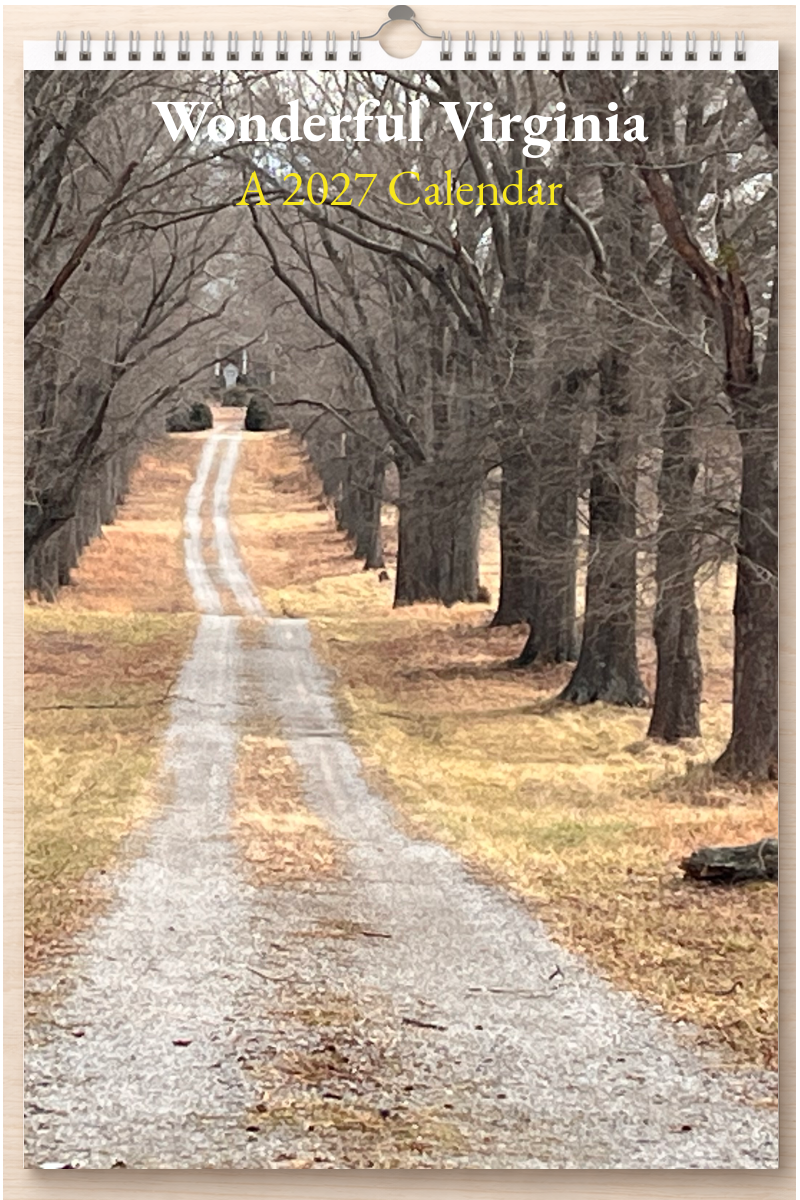 Wonderful Virginia: A 2027 Calendar