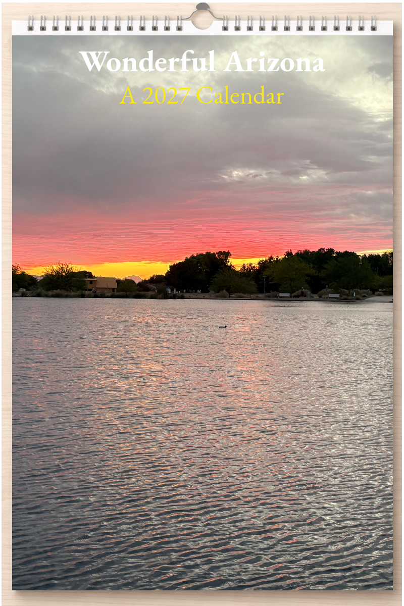 Wonderful Arizona: A 2027 Calendar