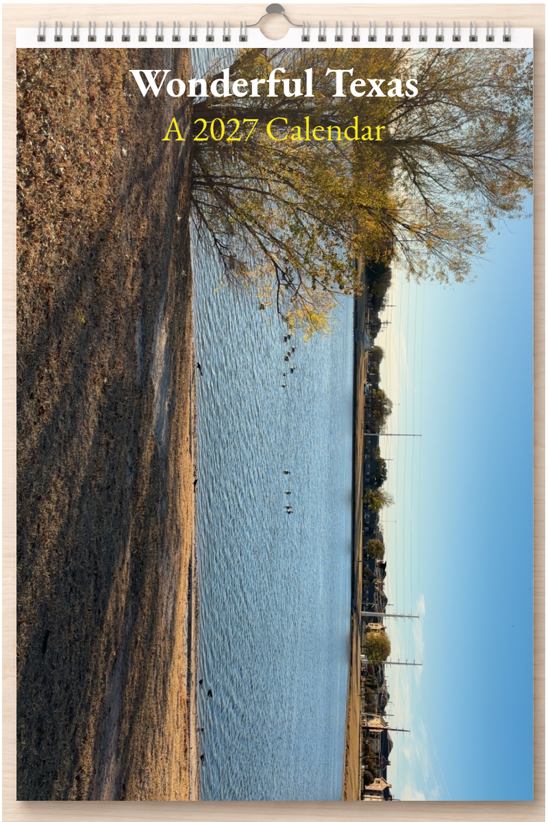 Wonderful Texas: A 2027 Calendar