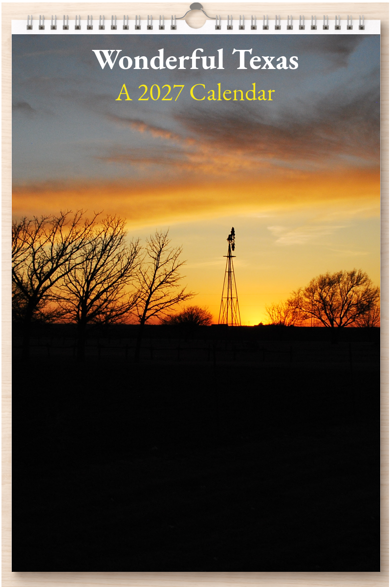 Wonderful Texas: A 2027 Calendar
