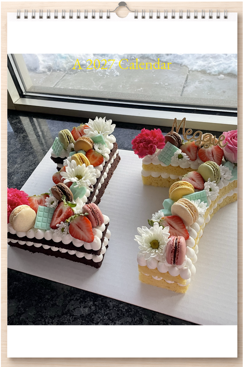 Amazing Baking: A 2027 Calendar