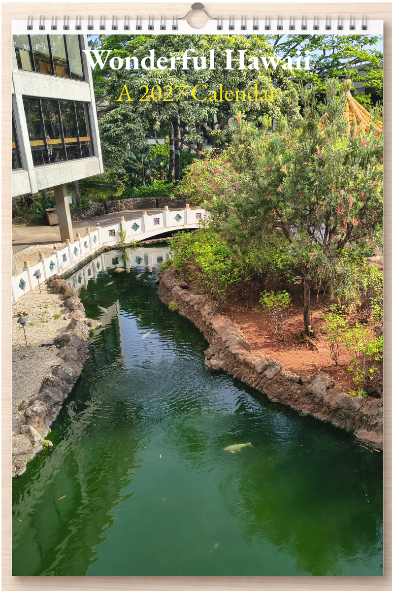 Wonderful Hawaii: A 2027 Calendar