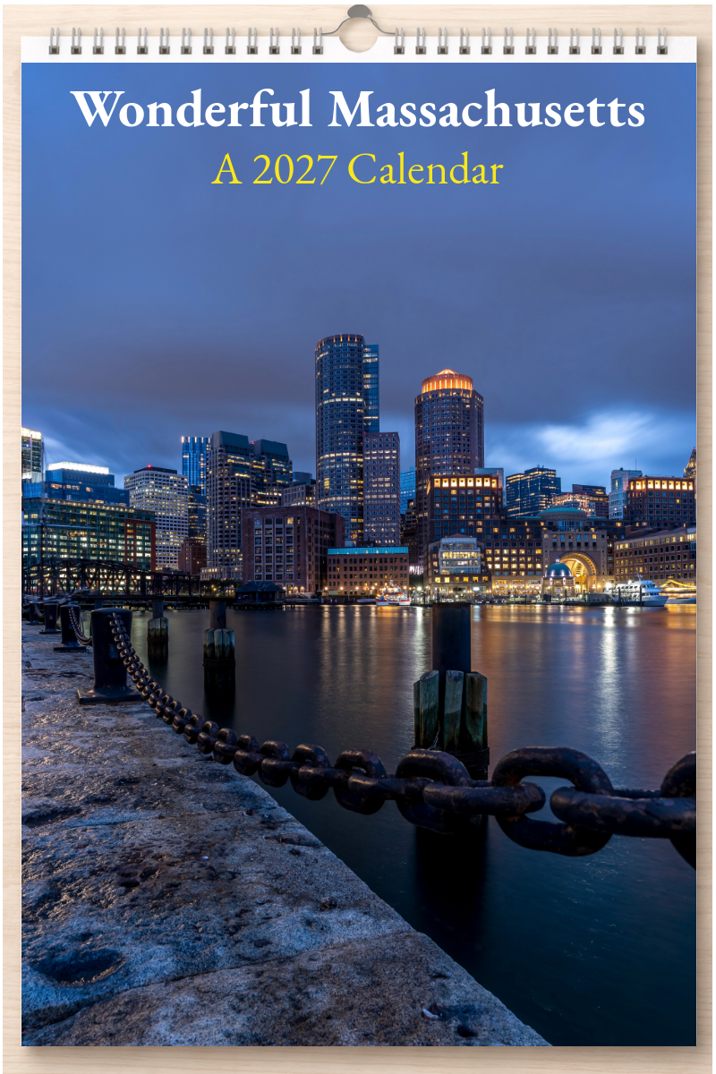 Wonderful Massachusetts: A 2027 Calendar
