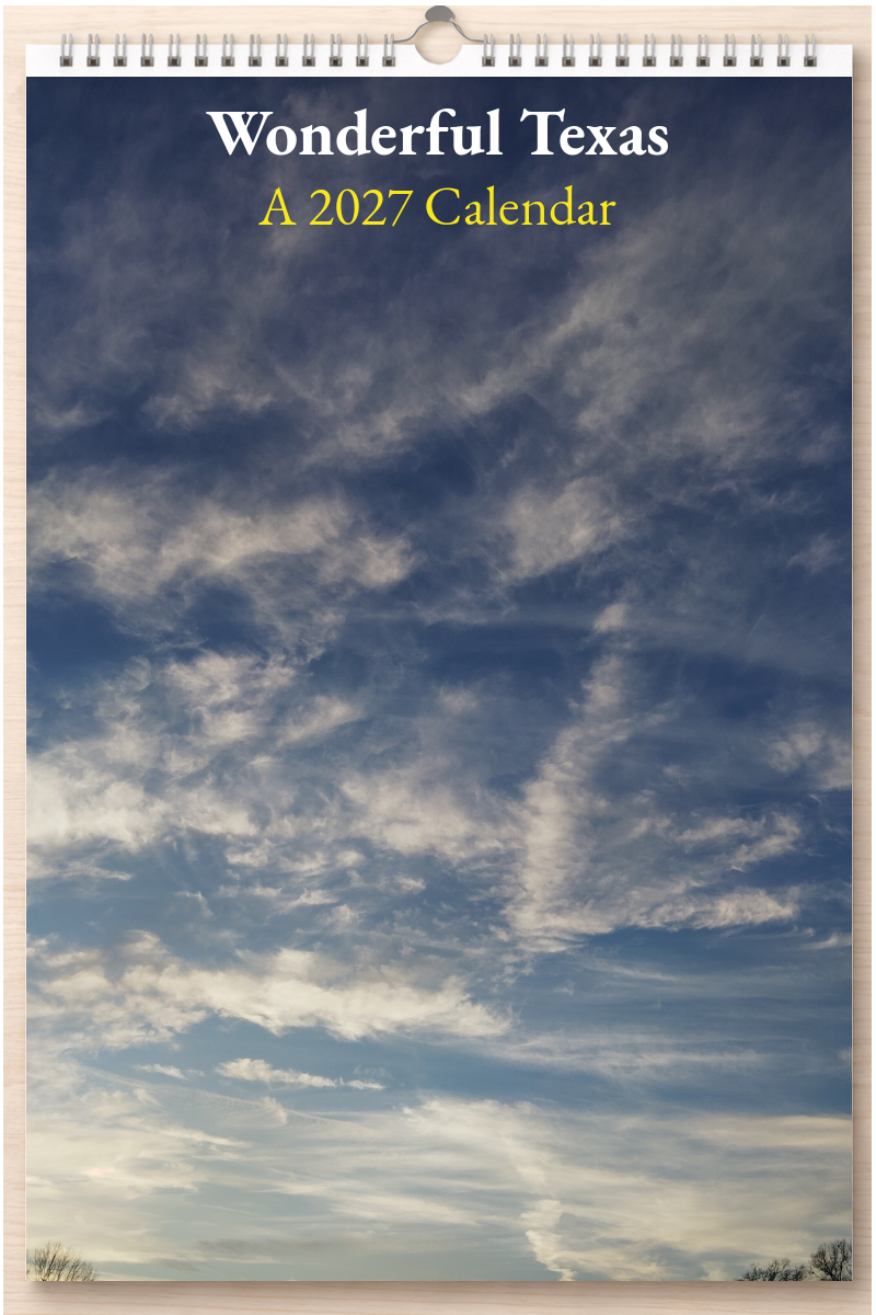 Wonderful Texas: A 2027 Calendar