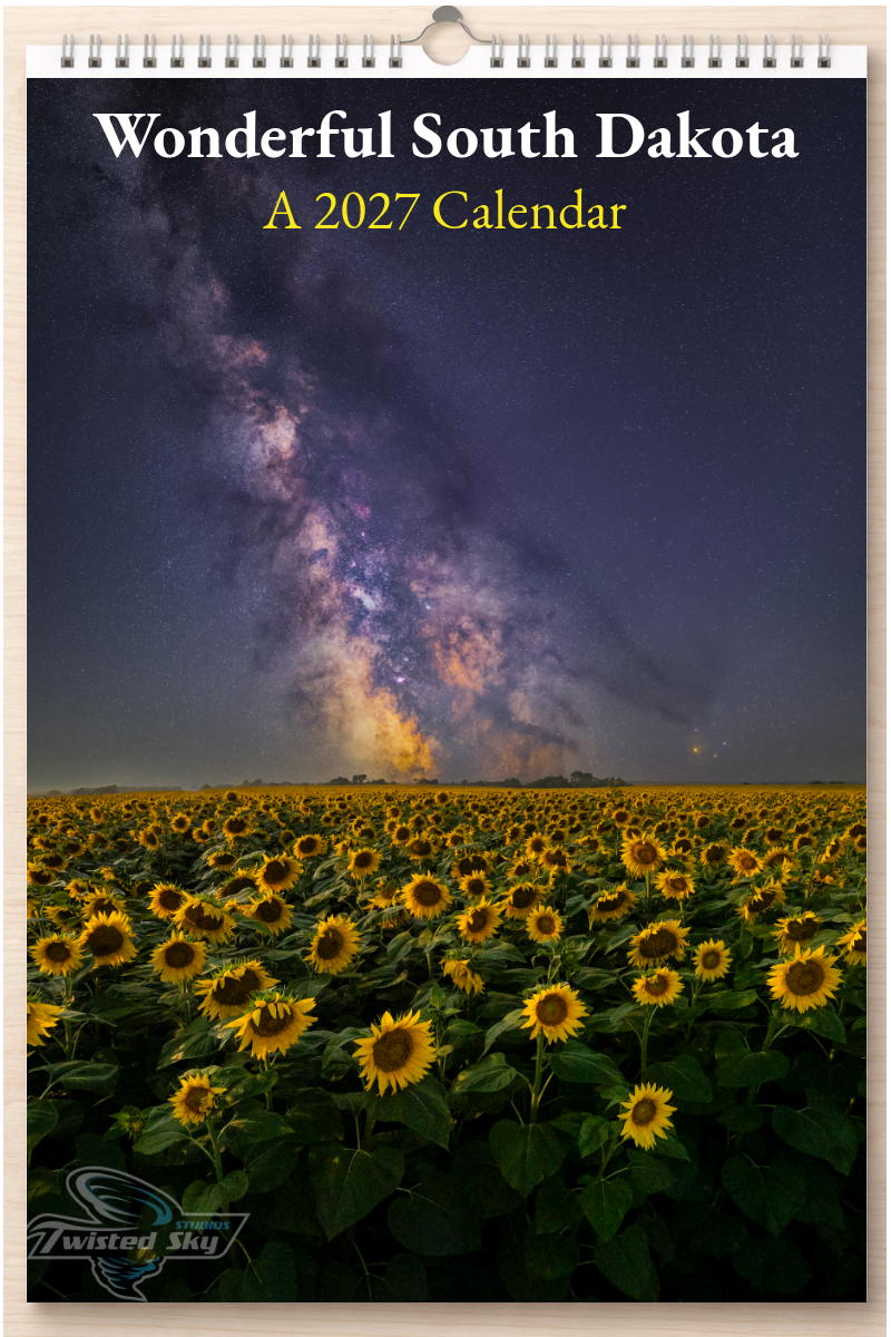 Wonderful South Dakota: A 2027 Calendar