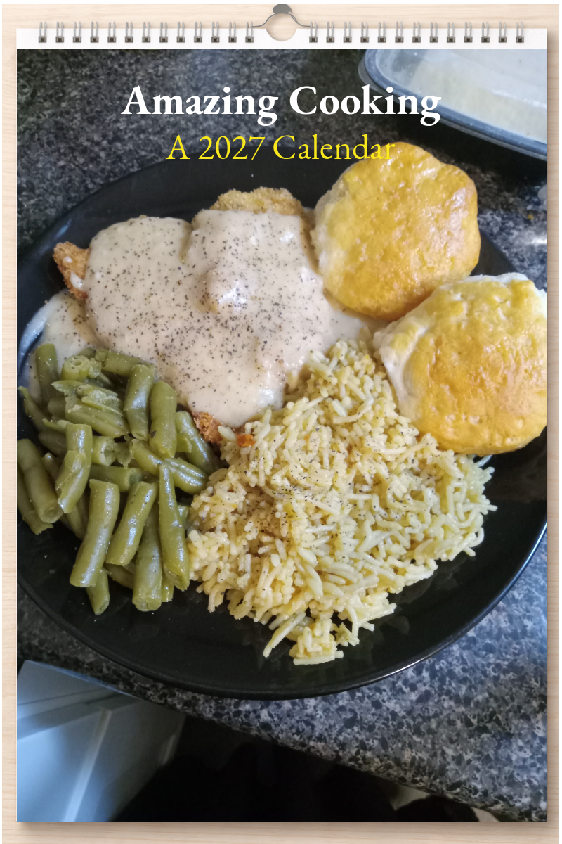 Amazing Cooking: A 2027 Calendar