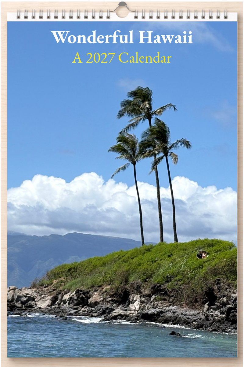 Wonderful Hawaii: A 2027 Calendar