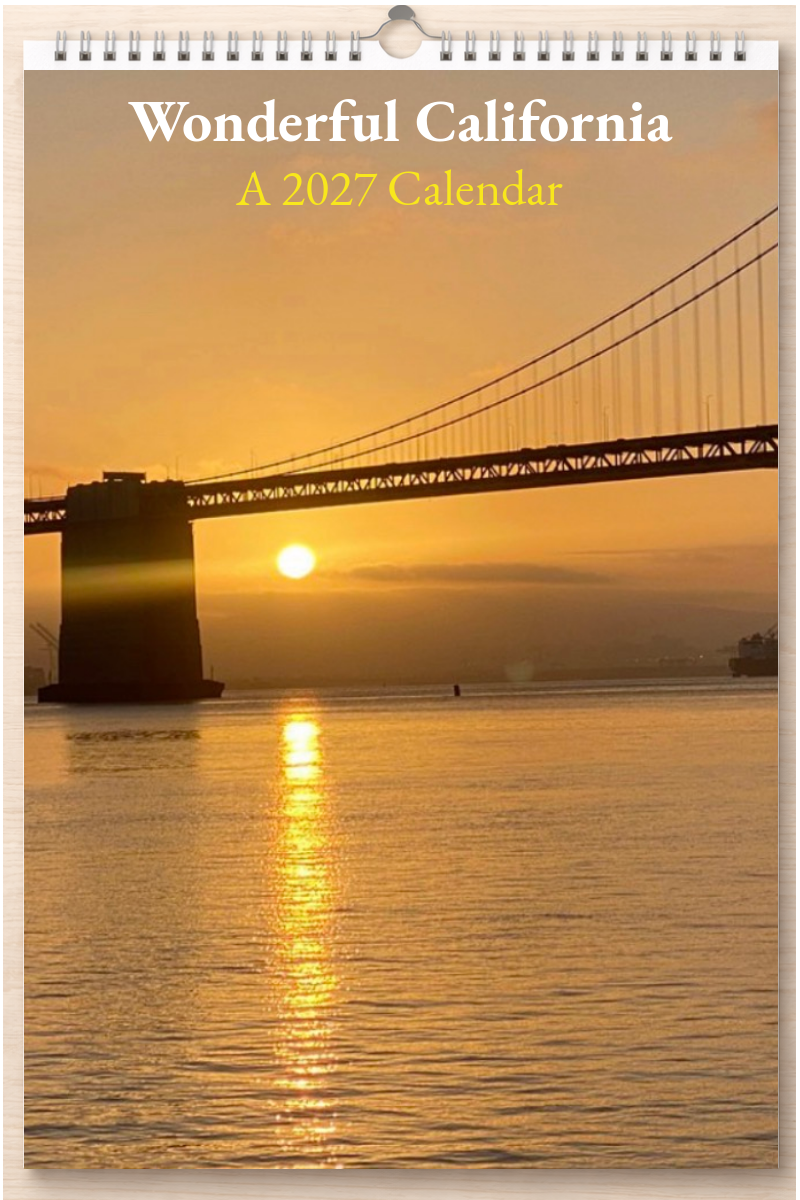 Wonderful California: A 2027 Calendar