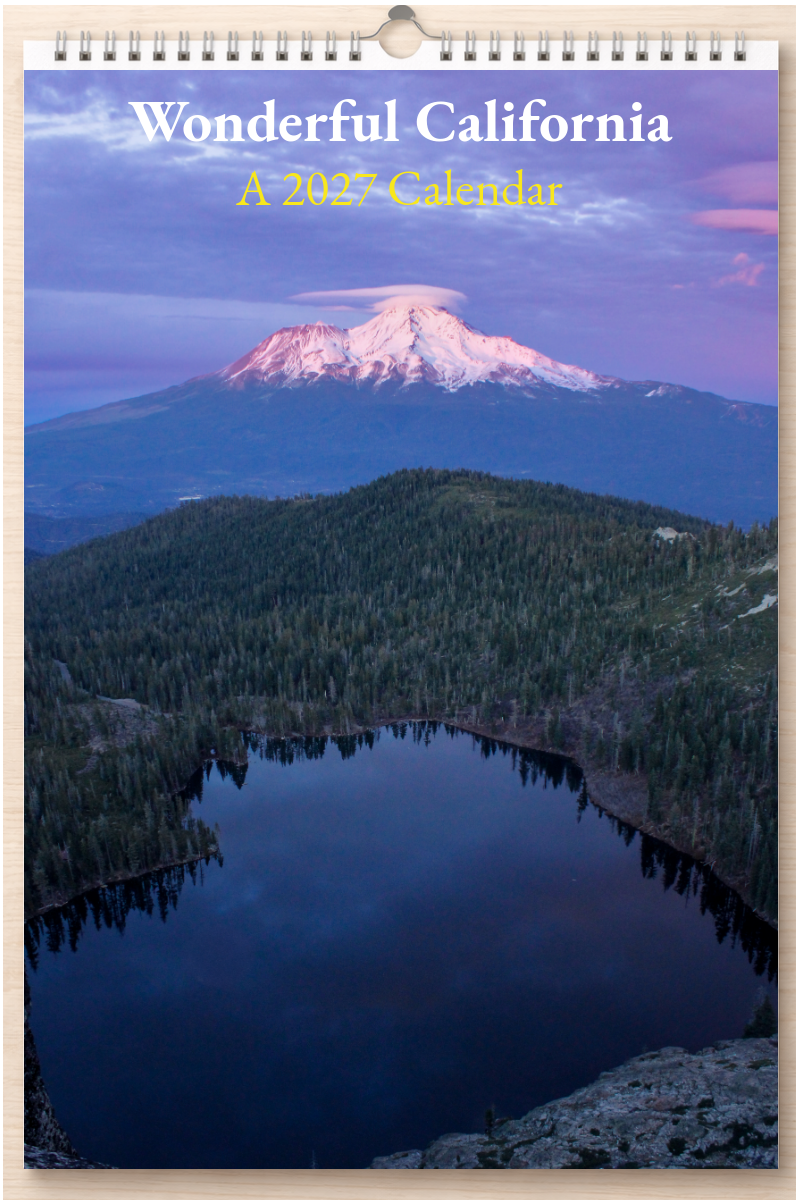 Wonderful California: A 2027 Calendar