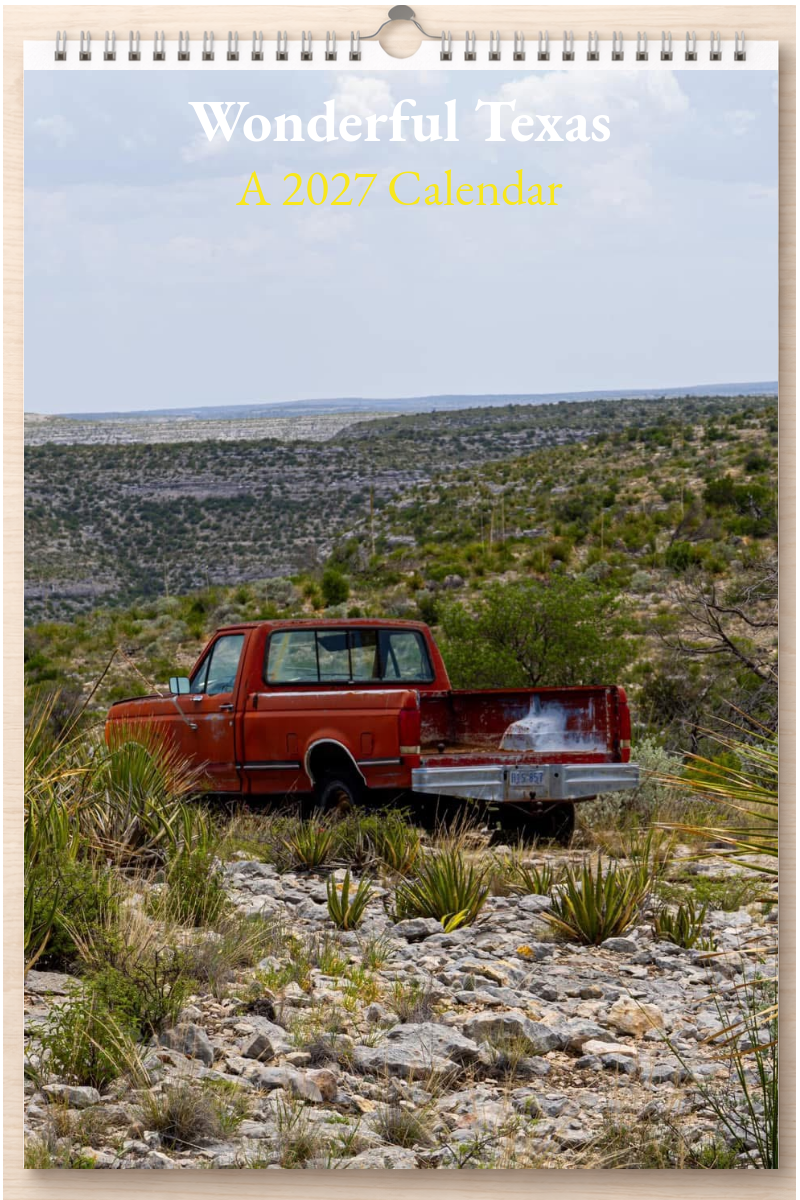 Wonderful Texas: A 2027 Calendar