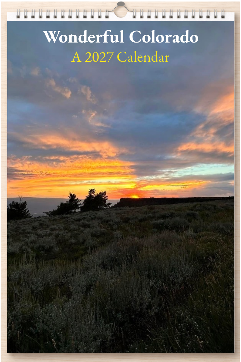 Wonderful Colorado: A 2027 Calendar