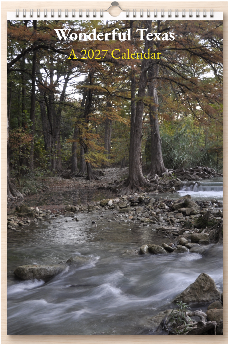 Wonderful Texas: A 2027 Calendar