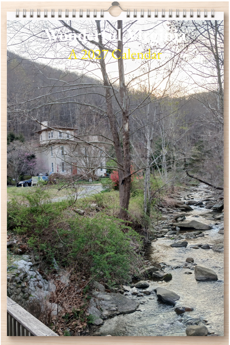 Wonderful Virginia: A 2027 Calendar