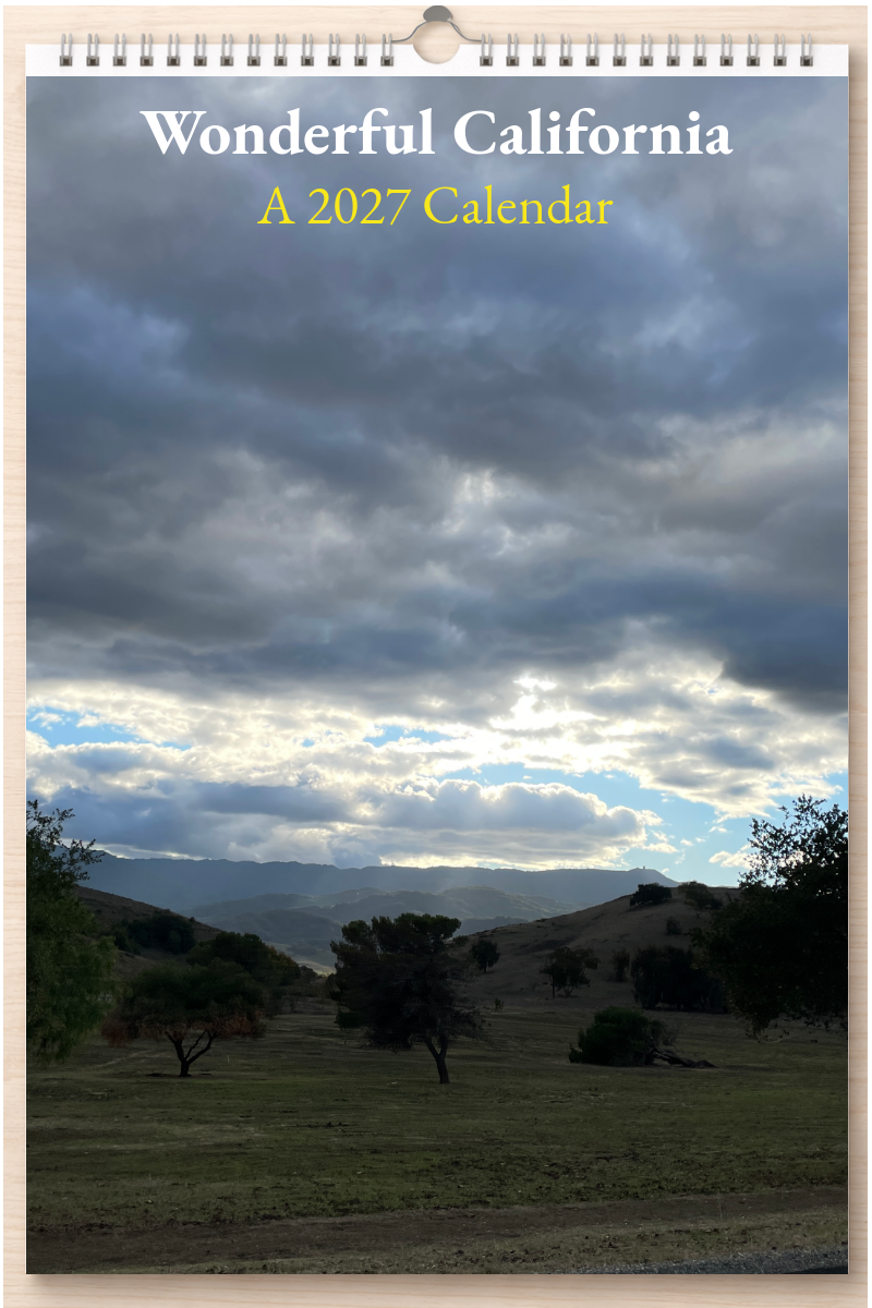 Wonderful California: A 2027 Calendar