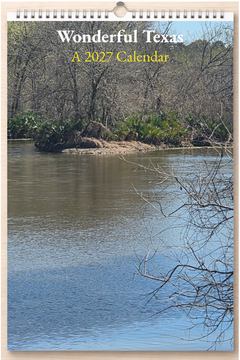 Wonderful Texas: A 2027 Calendar