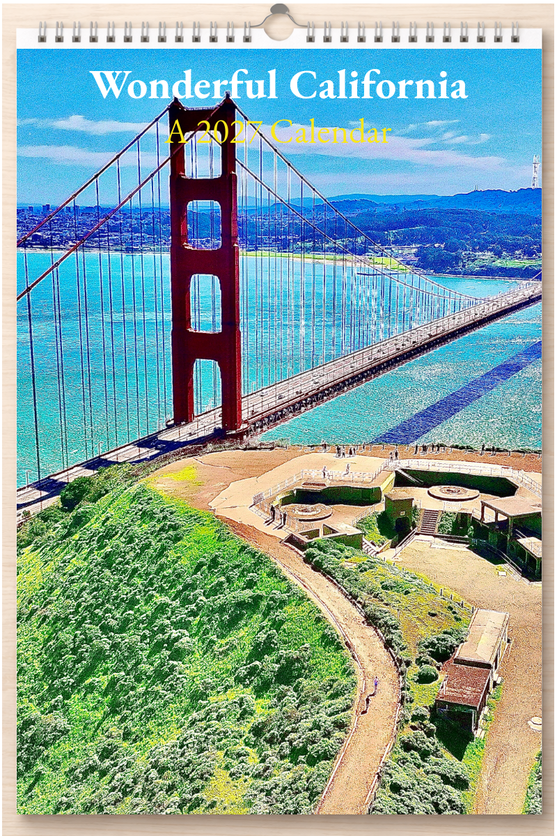 Wonderful California: A 2027 Calendar
