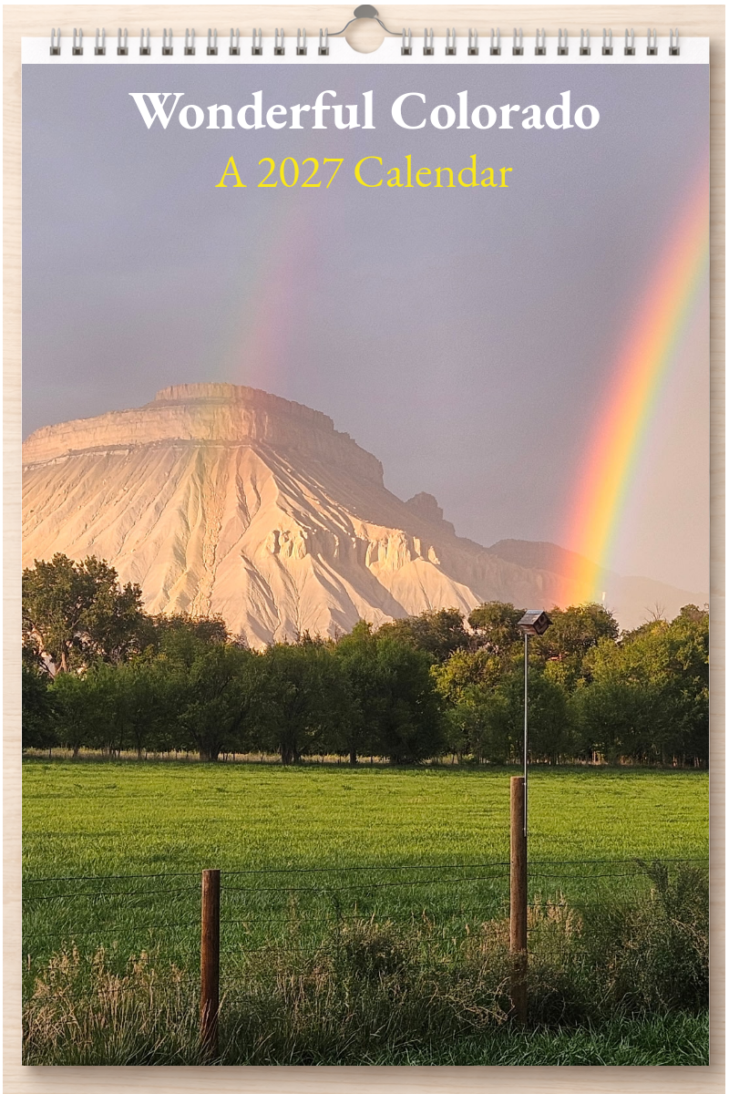 Wonderful Colorado: A 2027 Calendar