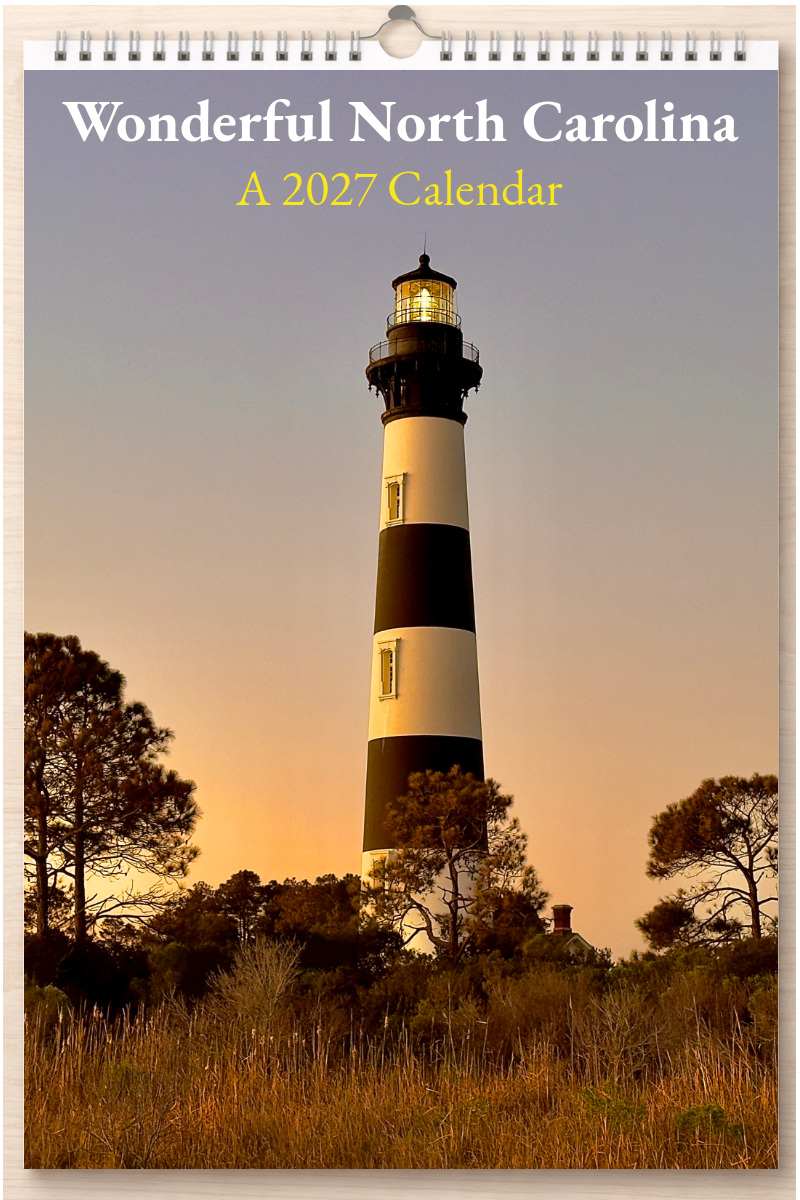 Wonderful North Carolina: A 2027 Calendar