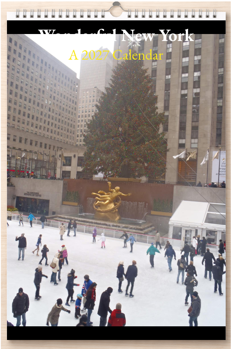 Wonderful New York: A 2027 Calendar