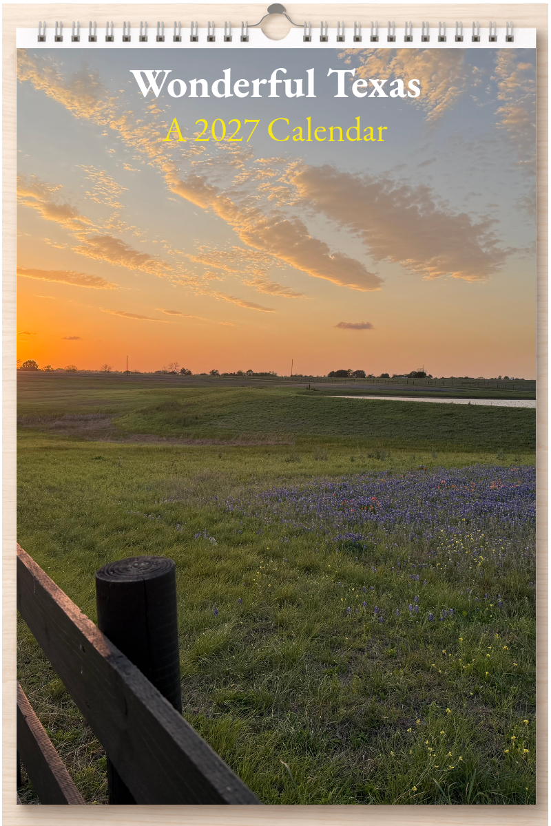 Wonderful Texas: A 2027 Calendar