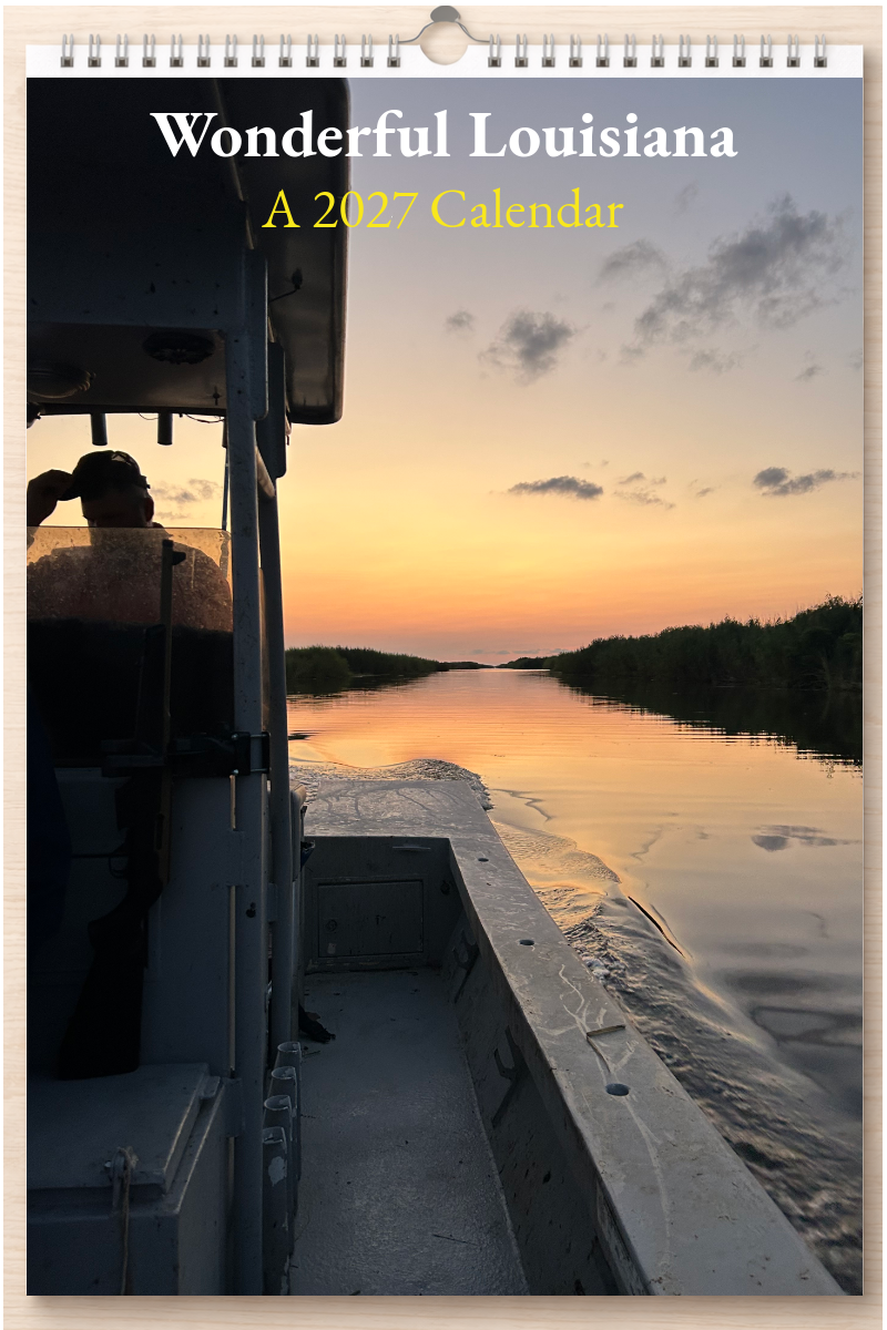 Wonderful Louisiana: A 2027 Calendar