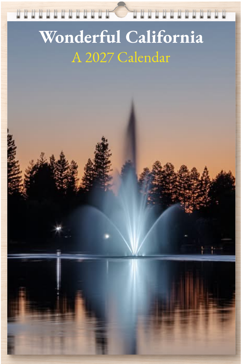 Wonderful California: A 2027 Calendar