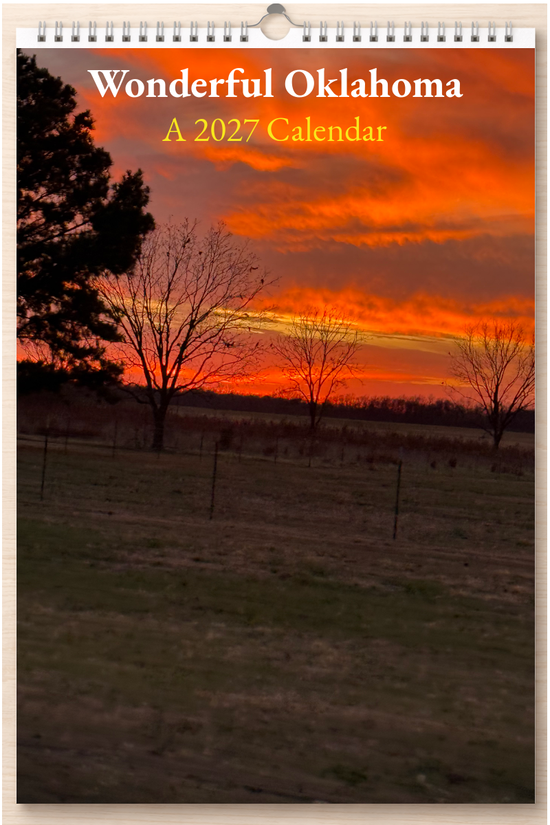 Wonderful Oklahoma: A 2027 Calendar