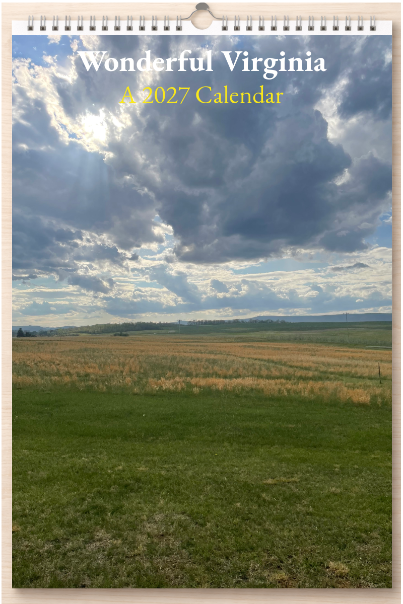 Wonderful Virginia: A 2027 Calendar