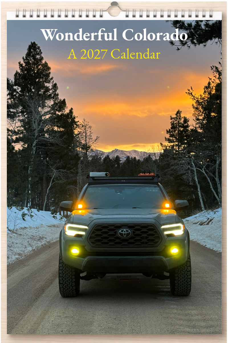 Wonderful Colorado: A 2027 Calendar